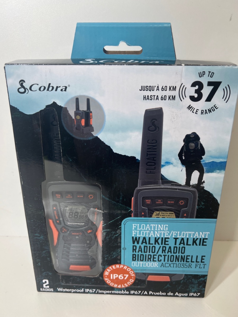 COBRA ELECTRONICS WALKIE TALKIES ACXT1035R Brand New Buya