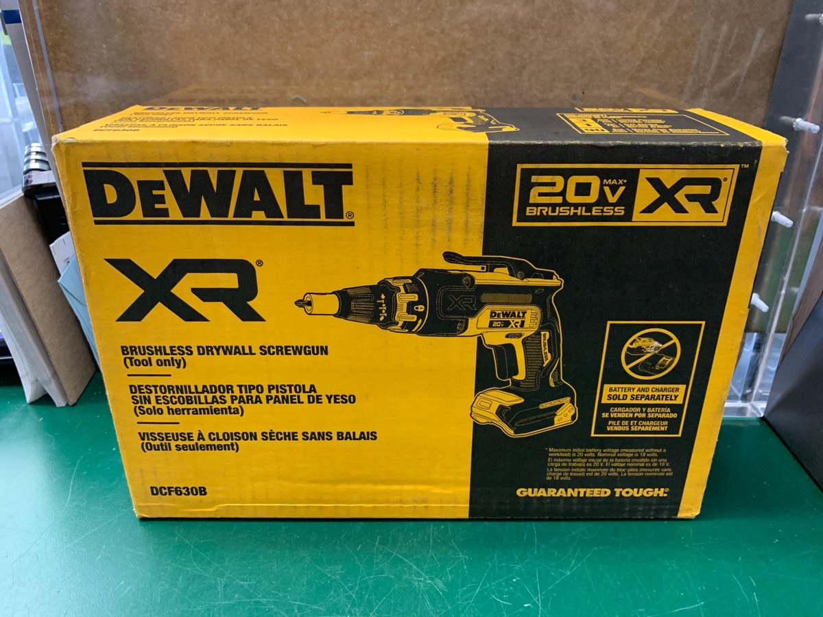 DeWalt DCF630B 20v XR Brushless Drywall Screwgun (Tool Only) Brand New