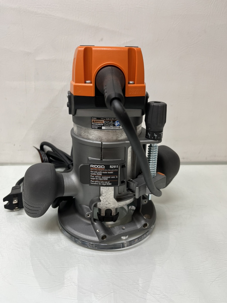 RIDGID TOOLS R22002 2 PEAK HP FIXED BASE ROUTER Brand New Buya