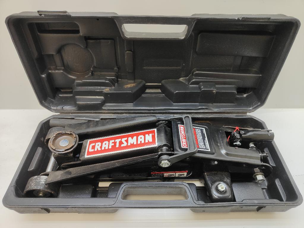 Craftsman 21/4 Ton Compact Rolling Trolley Floor Jack With Case 4500lb