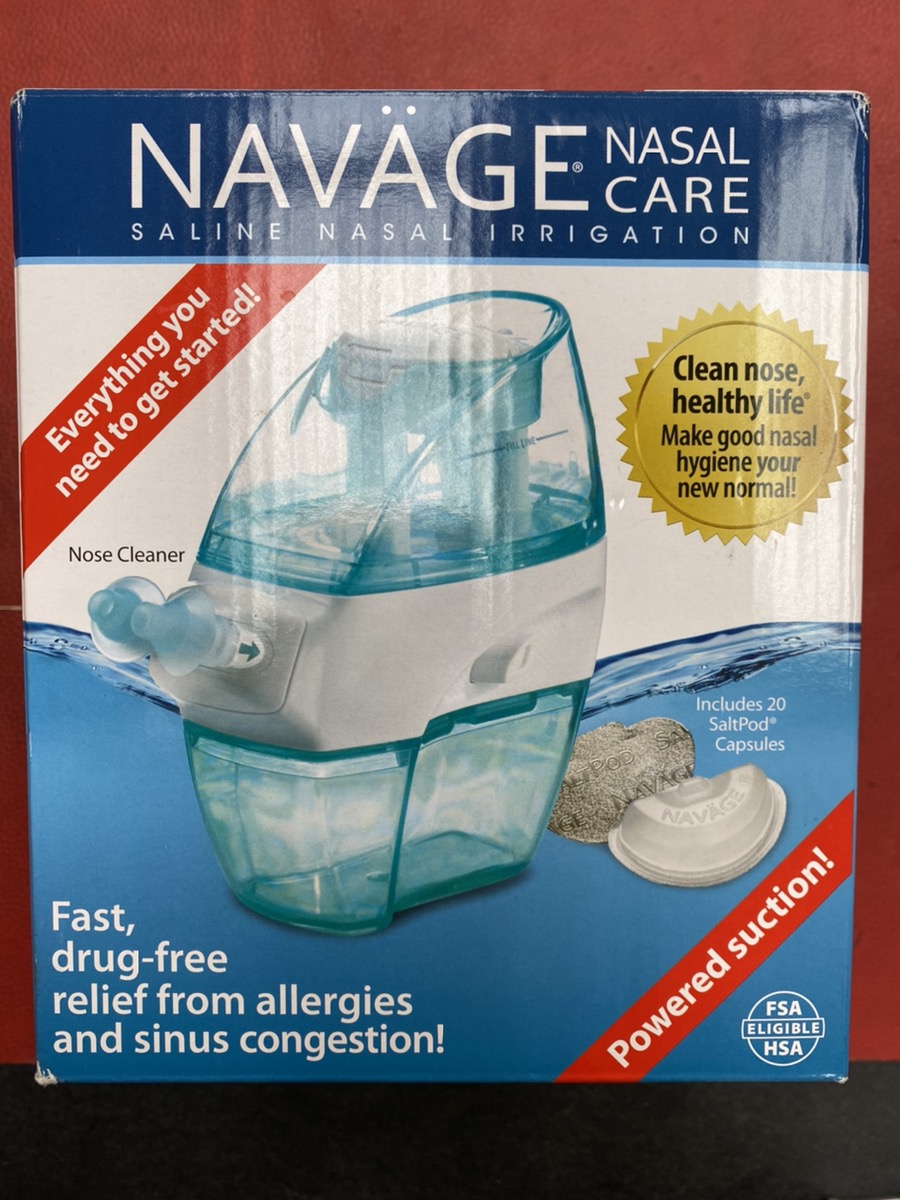New Navage Nasal Care Saline Nasal Irrigation MULTI USER Bonus Pack 20