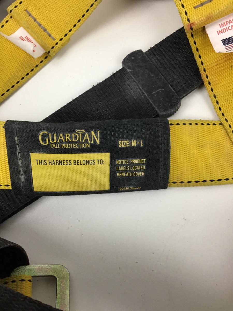 GUARDIAN FALL PROTECTION HARNESS 11173 Very Good Buya