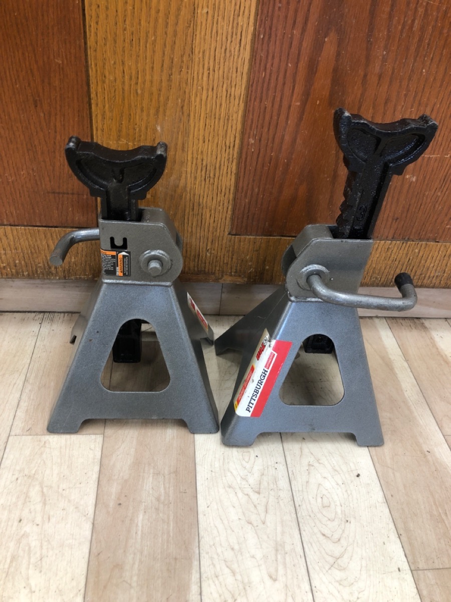 PITTSBURGH AUTOMOTIVE JACK STAND PAIR, 3 TON Good Capitol City Pawn