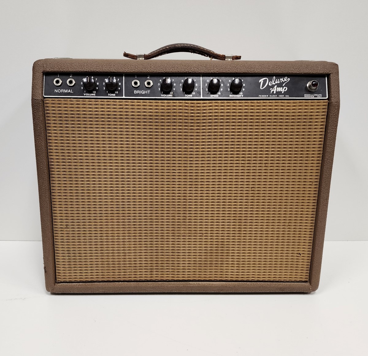 Fender Deluxe 6g3 Vintage 1962 Brown Tolex Tube Amplifier Good Buya