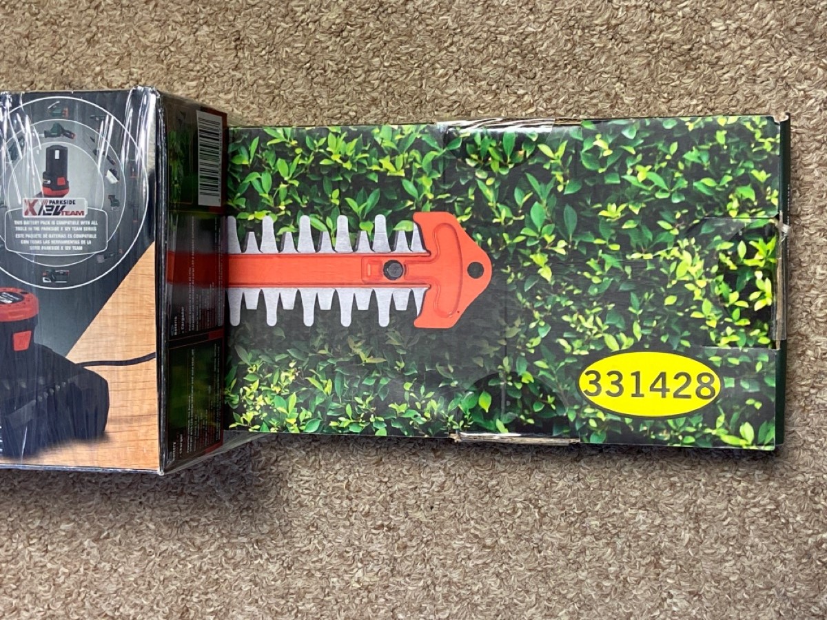 Lidl Parkside 12v Cordless Hedge Trimmer (PHSA 12 B1) with Battery