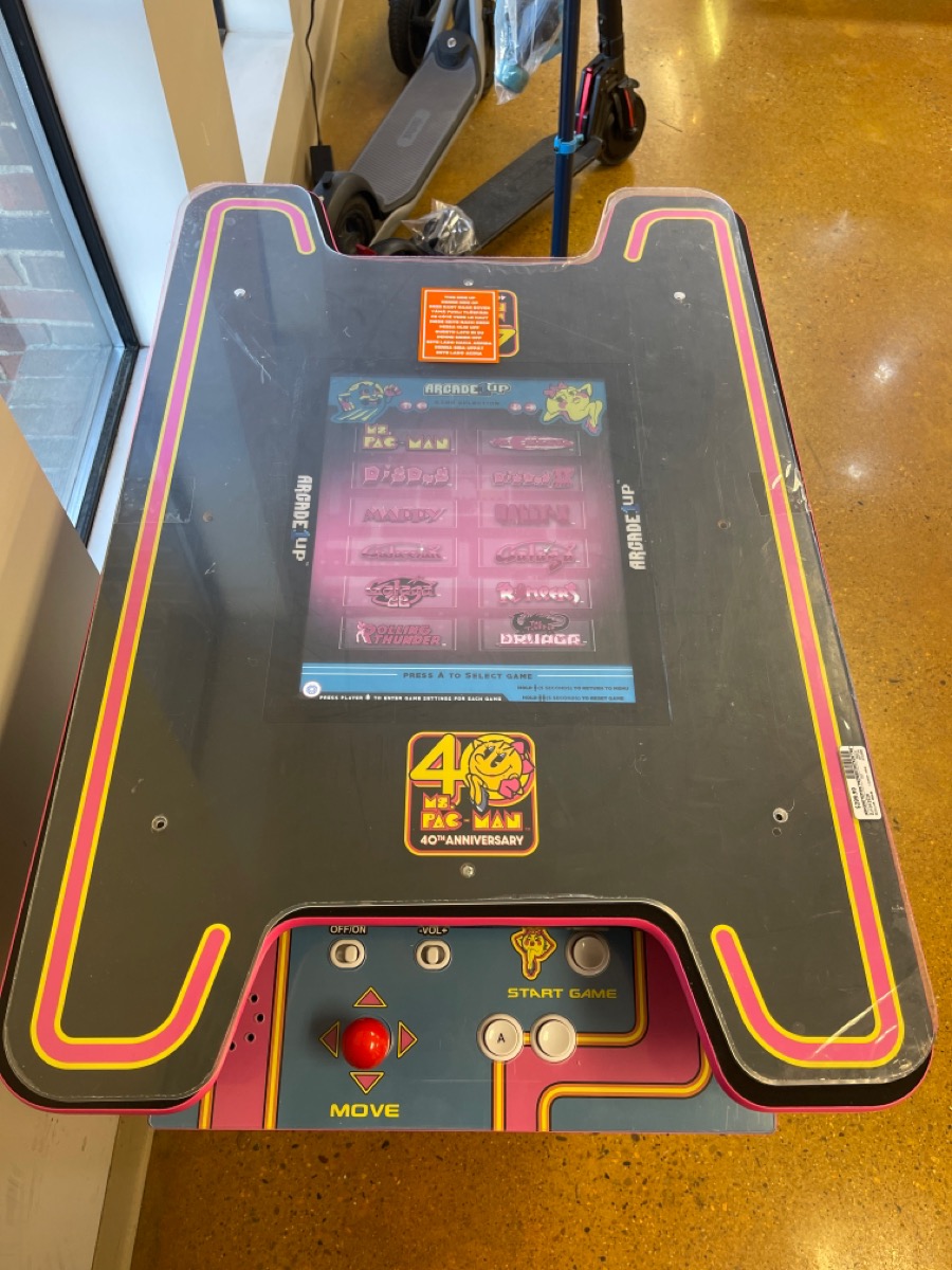 ARCADE 1UP MS. PACMAN ARCADE TABLE Good | Decatur Jewelry & Pawn ...