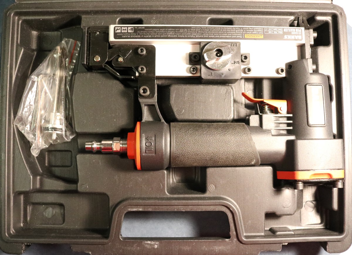 BANKS TOOLS 23 GAUGE PIN NAILER Like New Buya