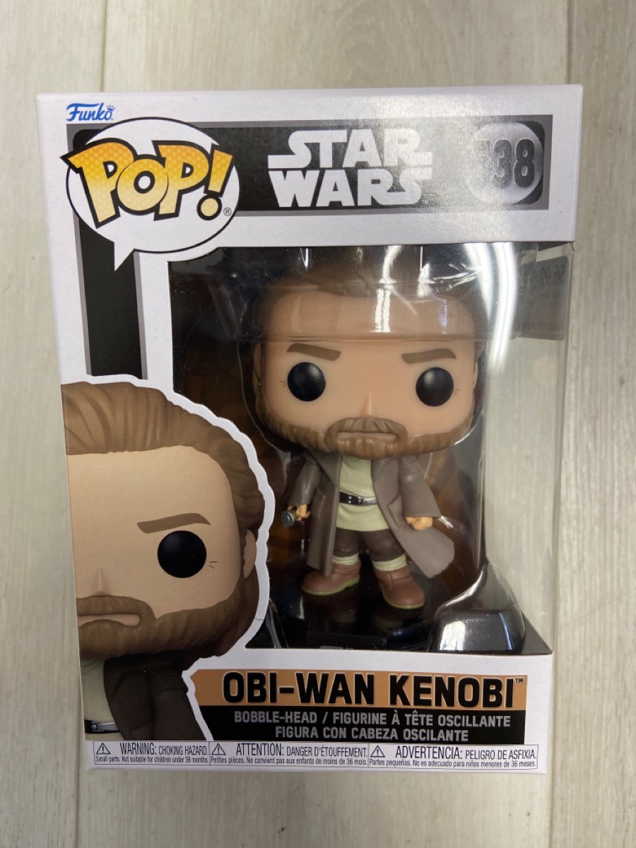 Funko Pop 538 Obi Wan Kenobi Star Wars Bobble Head Figure Like New Buya