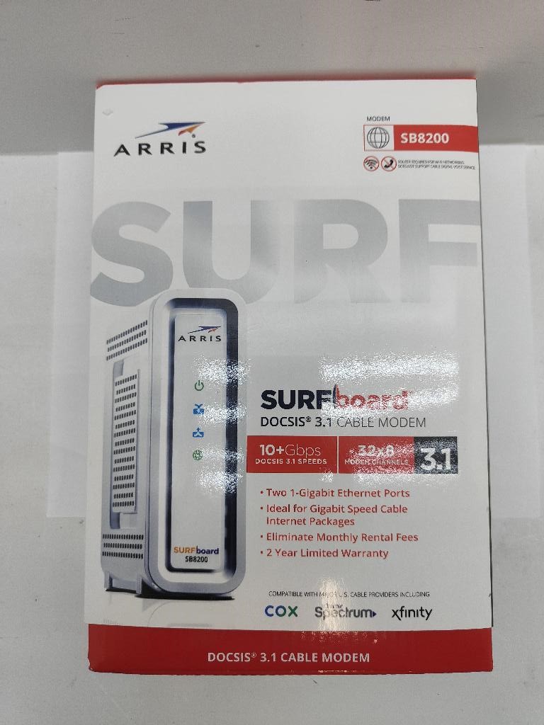 ARRIS SURFboard SB8200 Router DOCSIS 3.1 10 Gbps Cable Modem Good Buya