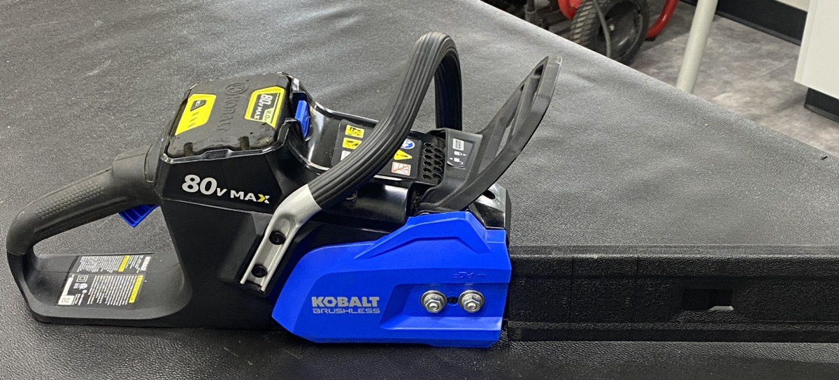 KOBALT Kobalt 80volt 16in Brushless Battery Chainsaw 2 Ah with 1