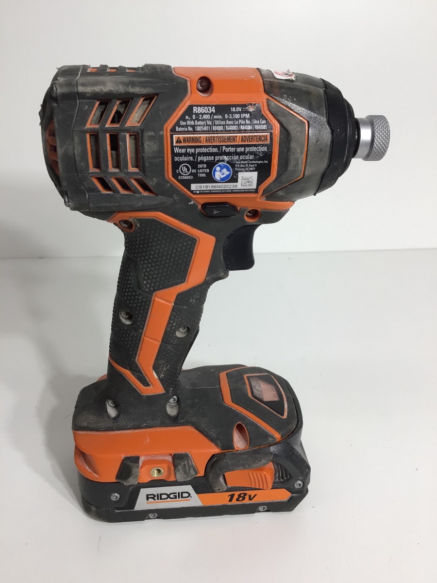 RIDGID IMPACT R86034 W/BATT Good Buya