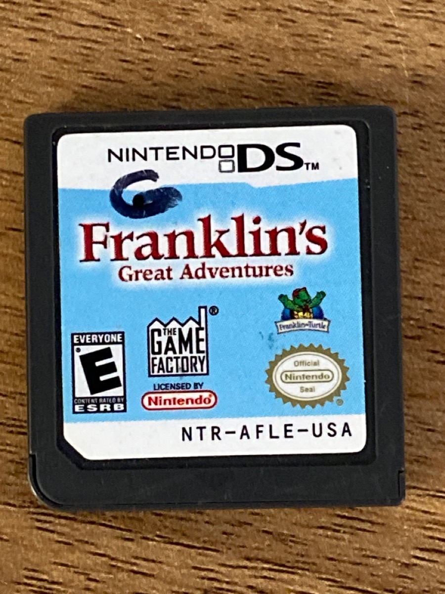 Franklins Great Adventures Nintendo Ds Game Cartidge Only Very Good Buya