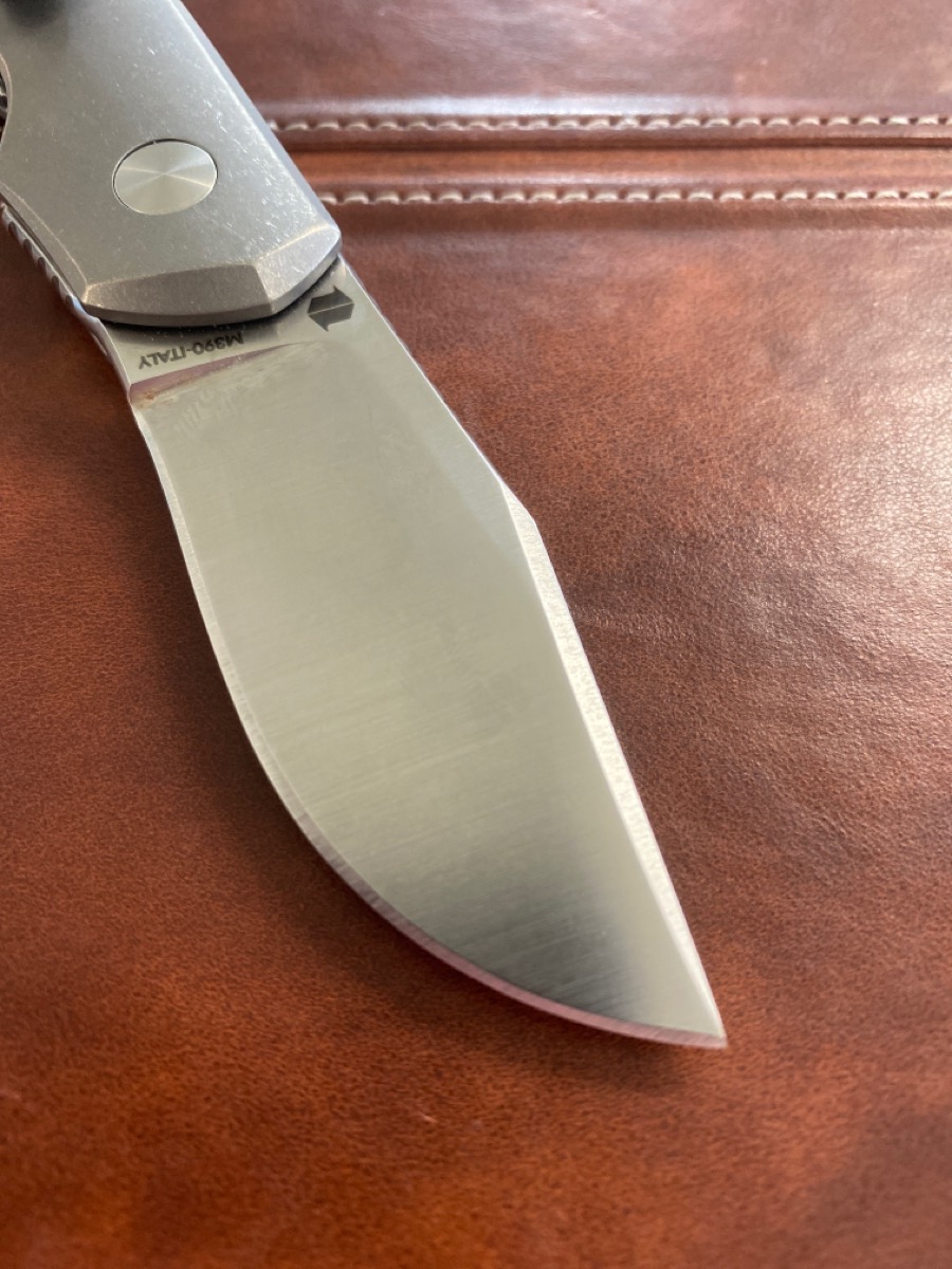 The Vox Dapper Titanium Pocket Knife Blade HQ Exclusive M390 Very Good