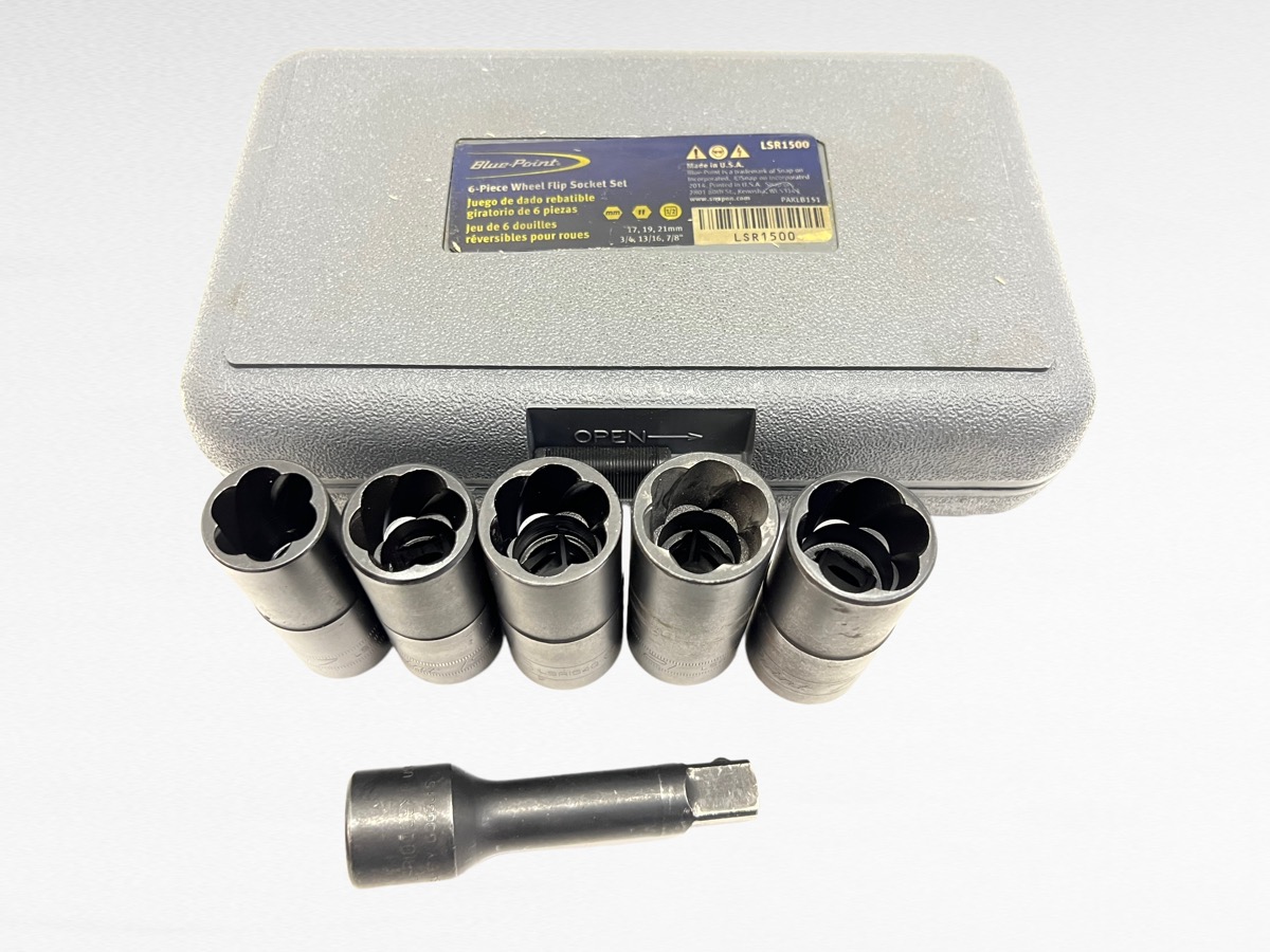 BluePoint LSR1500 6Piece Wheel Flip Socket Set 1/2" Like New Buya