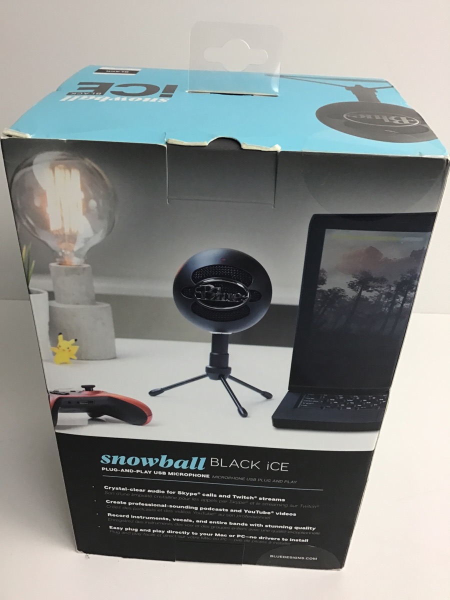 BLUE MICROPHONES SNOWBALL BLACK ICE Good Buya