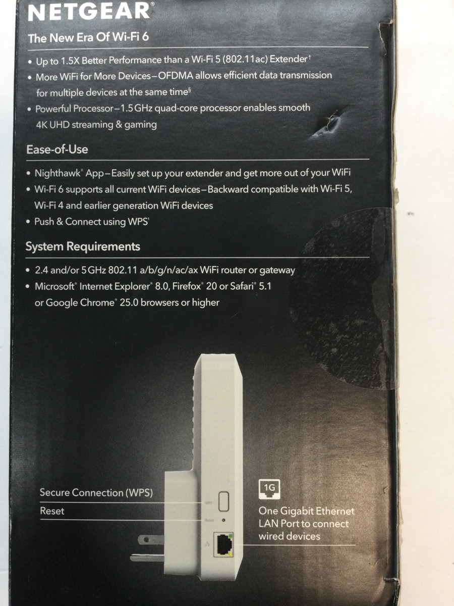 NETGEAR AX1800 WIFI EXTENDER Brand New Buya