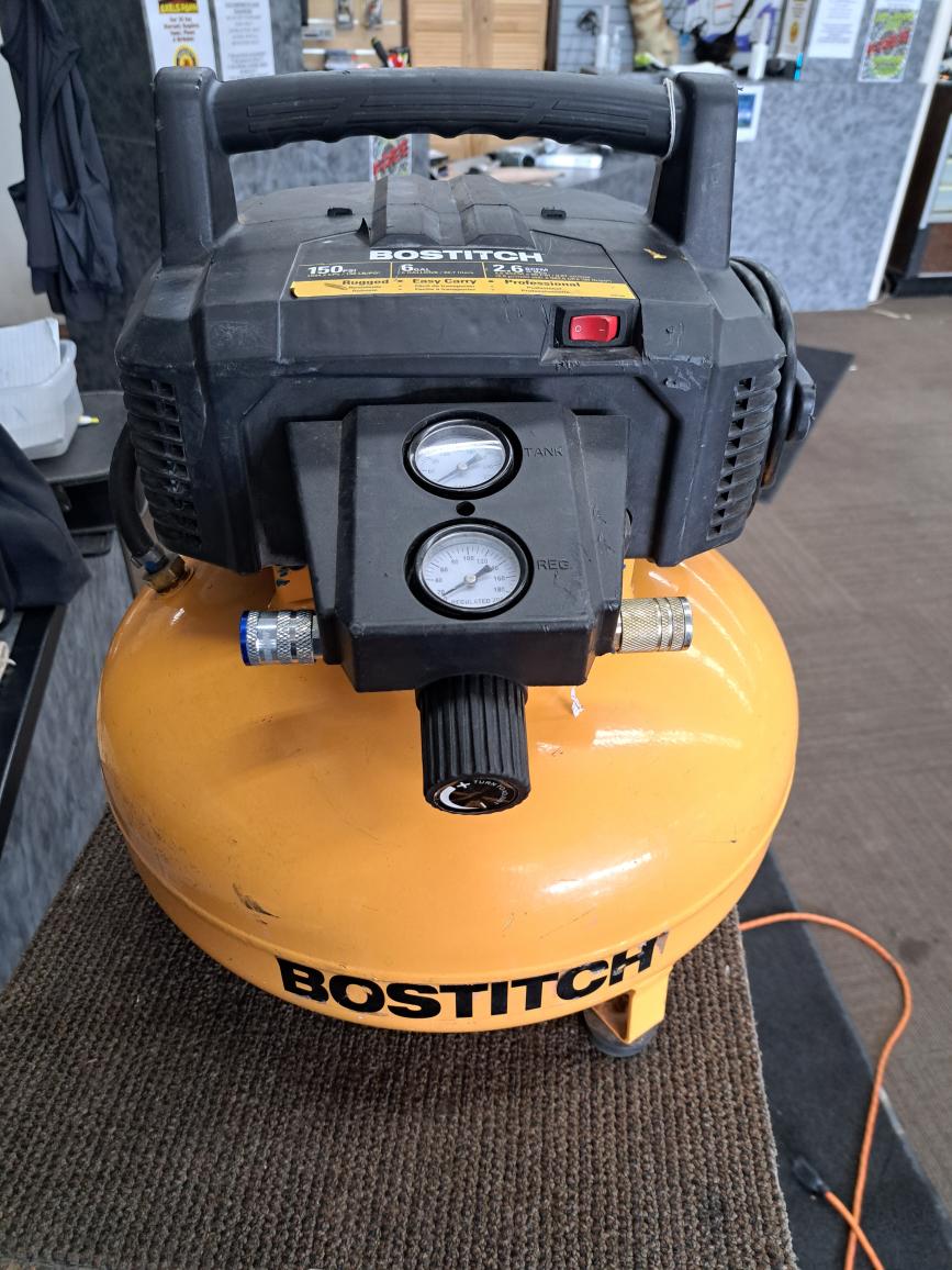 BOSTITCH GALLON PANCAKE COMPRESSOR PSI Acceptable Axel S Pawnshop Spokane WA