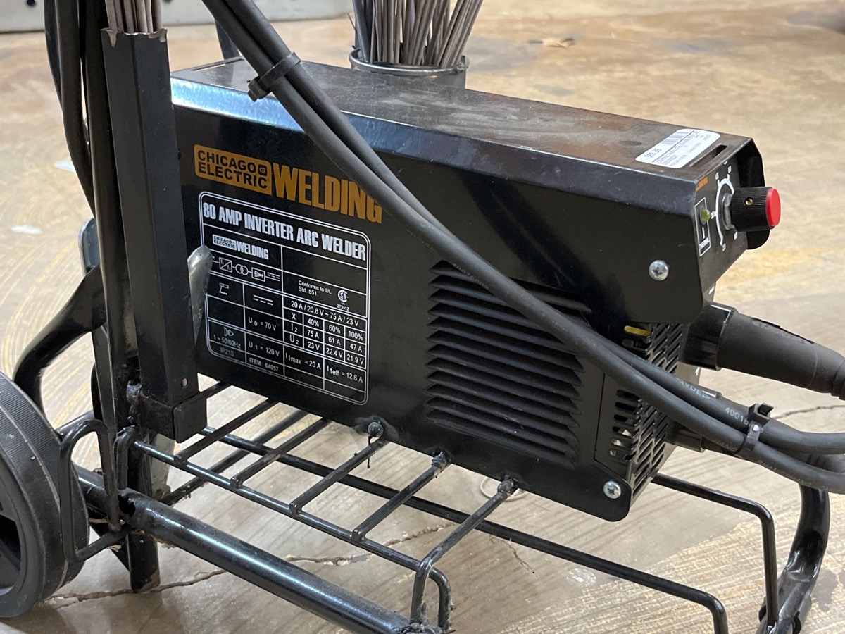 Chicago Electric Model 64057 80 Amp Inverter Arc Welder Good Sooner