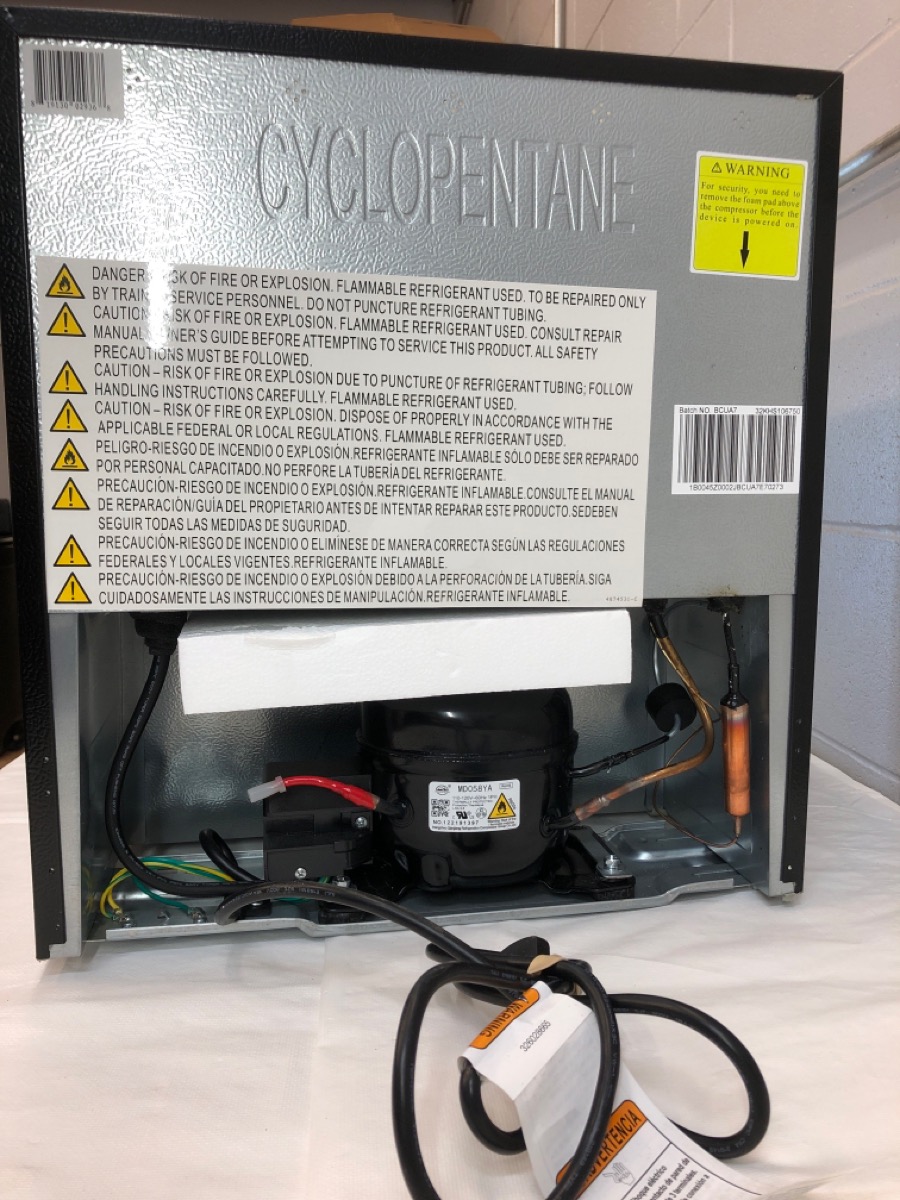 Hisense 1.6 Cu. Ft. Single Door Mini Fridge Small Compact Refrigerator