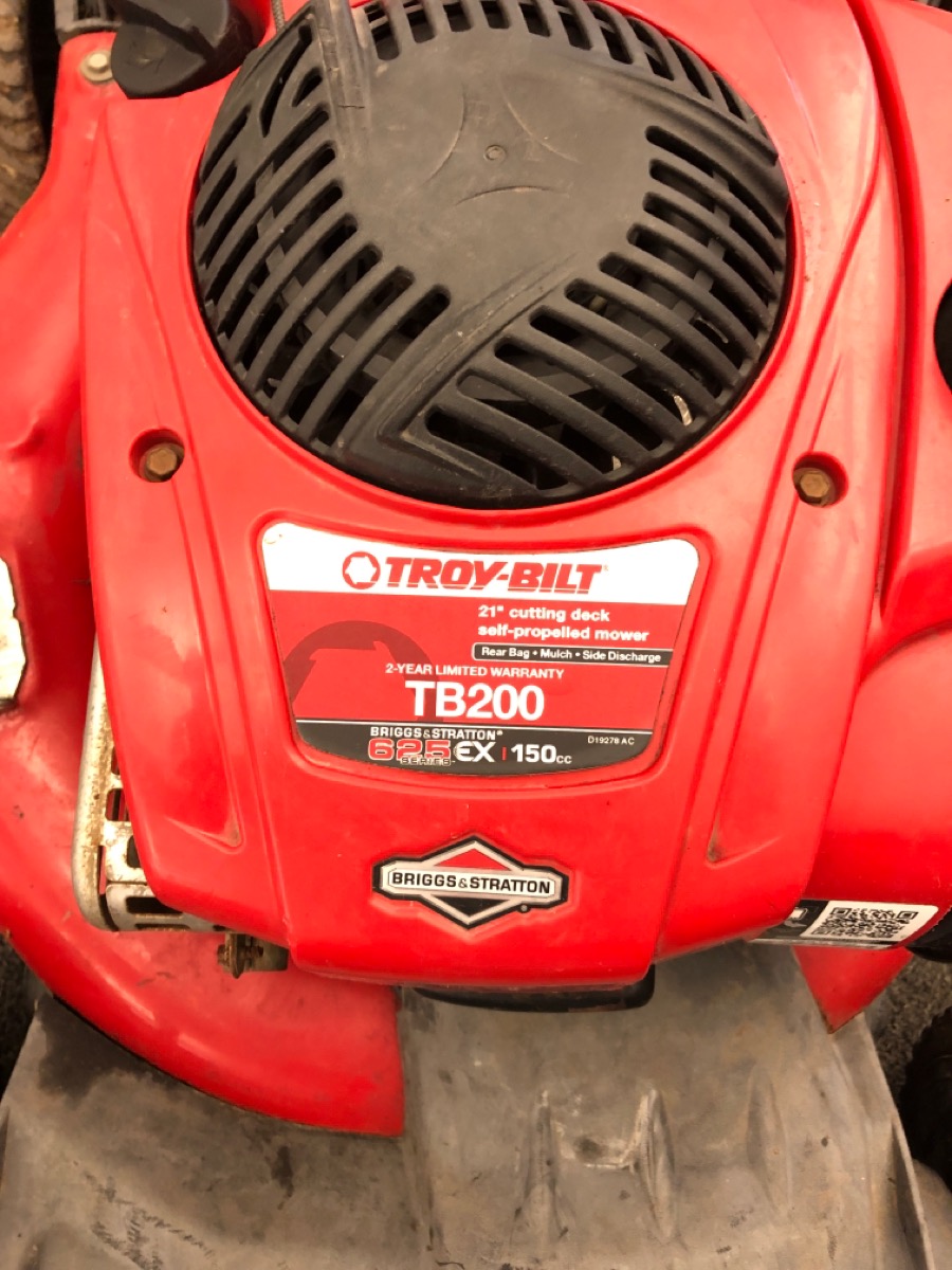 TROY BILT TB200 lawn mower Acceptable Capitol City Pawn & Jewelry