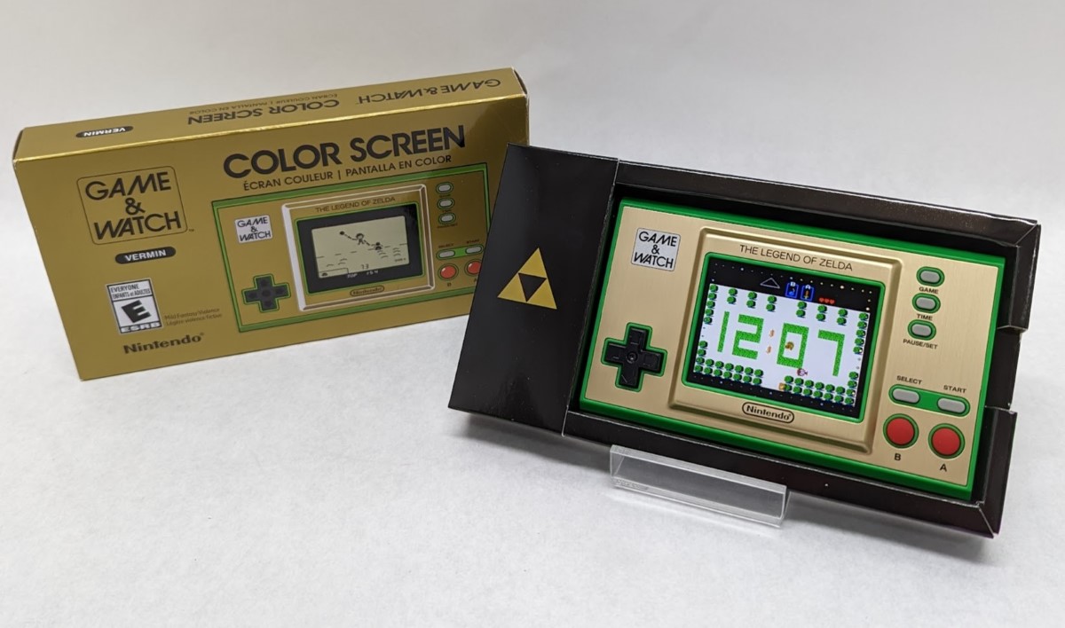 Nintendo Game & Watch The Legend of Zelda Vermin ZL35 Console Very