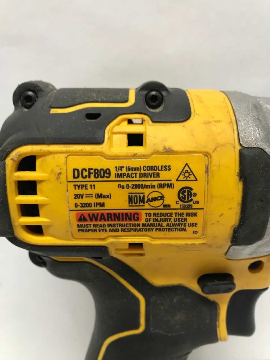 DEWALT DCF809C1 20V 1/4