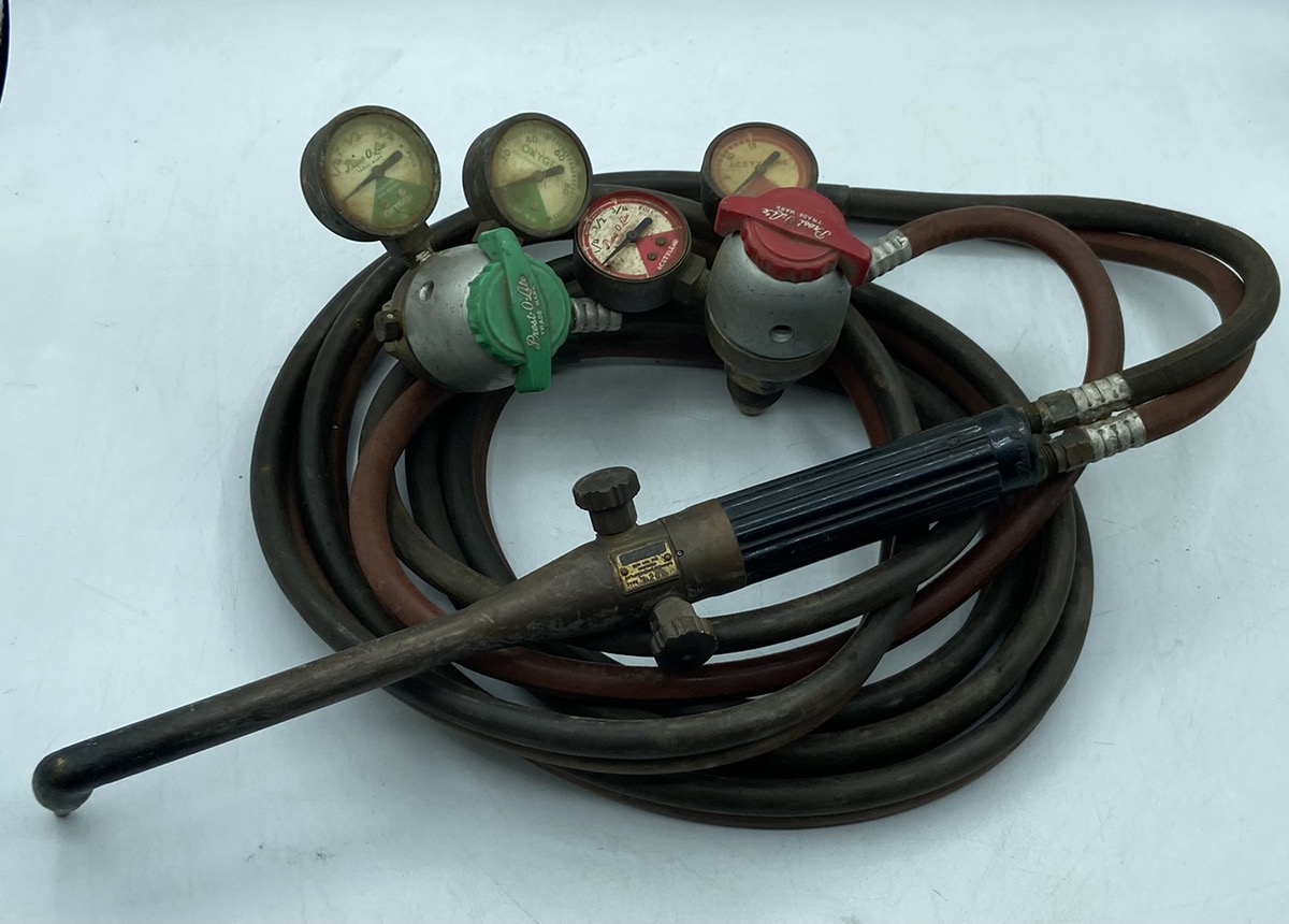 WELDING CUTTING TORCH IOXYGEN OXY ACETYLENE SET W/ PRESTOLITE