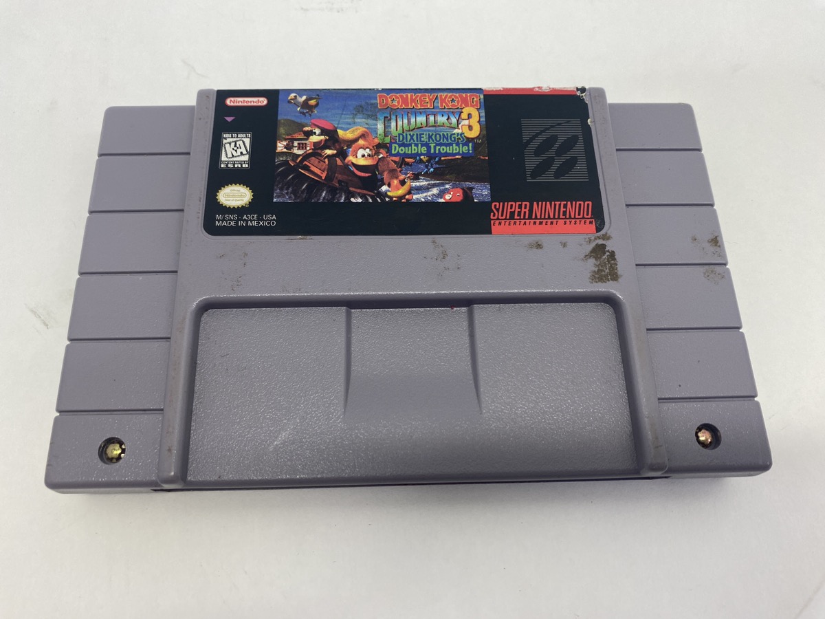 Donkey Kong Country 3 Dixie Kong's Double Trouble! Cartridge Only (SNES ...