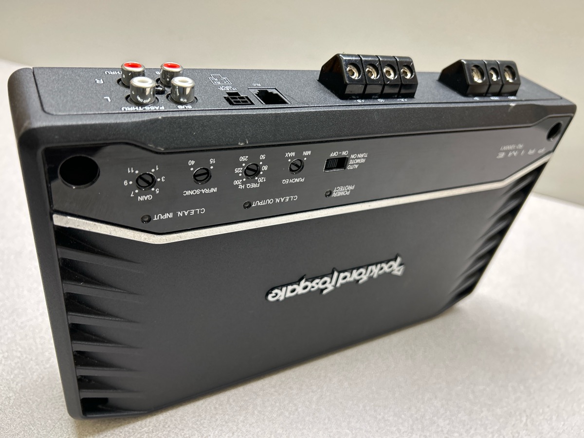 ROCKFORD FOSGATE R21200X1 1200W MONOBLOCK CAR AMPLIFIER Good Capitol