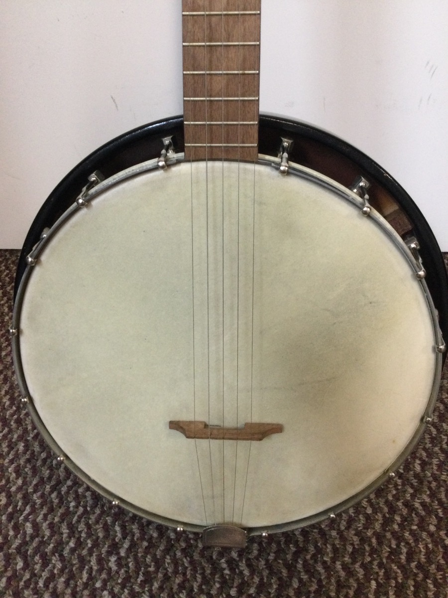 SILVERTONE BANJO WITH RESONATOR C.1960 Good Buya