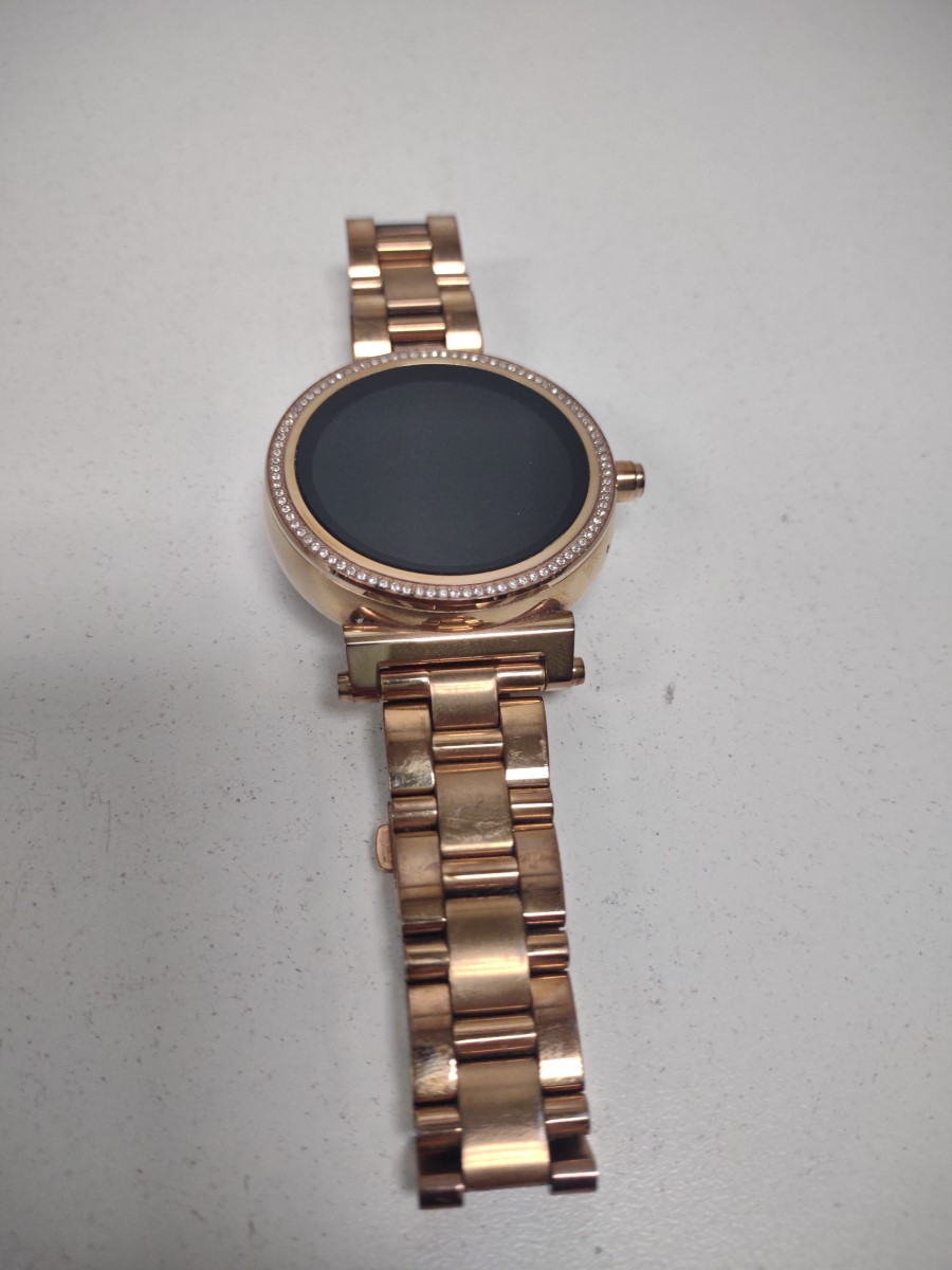 MICHAEL KORS Smart Watch Model DW5B Rose Gold Tone With Charger