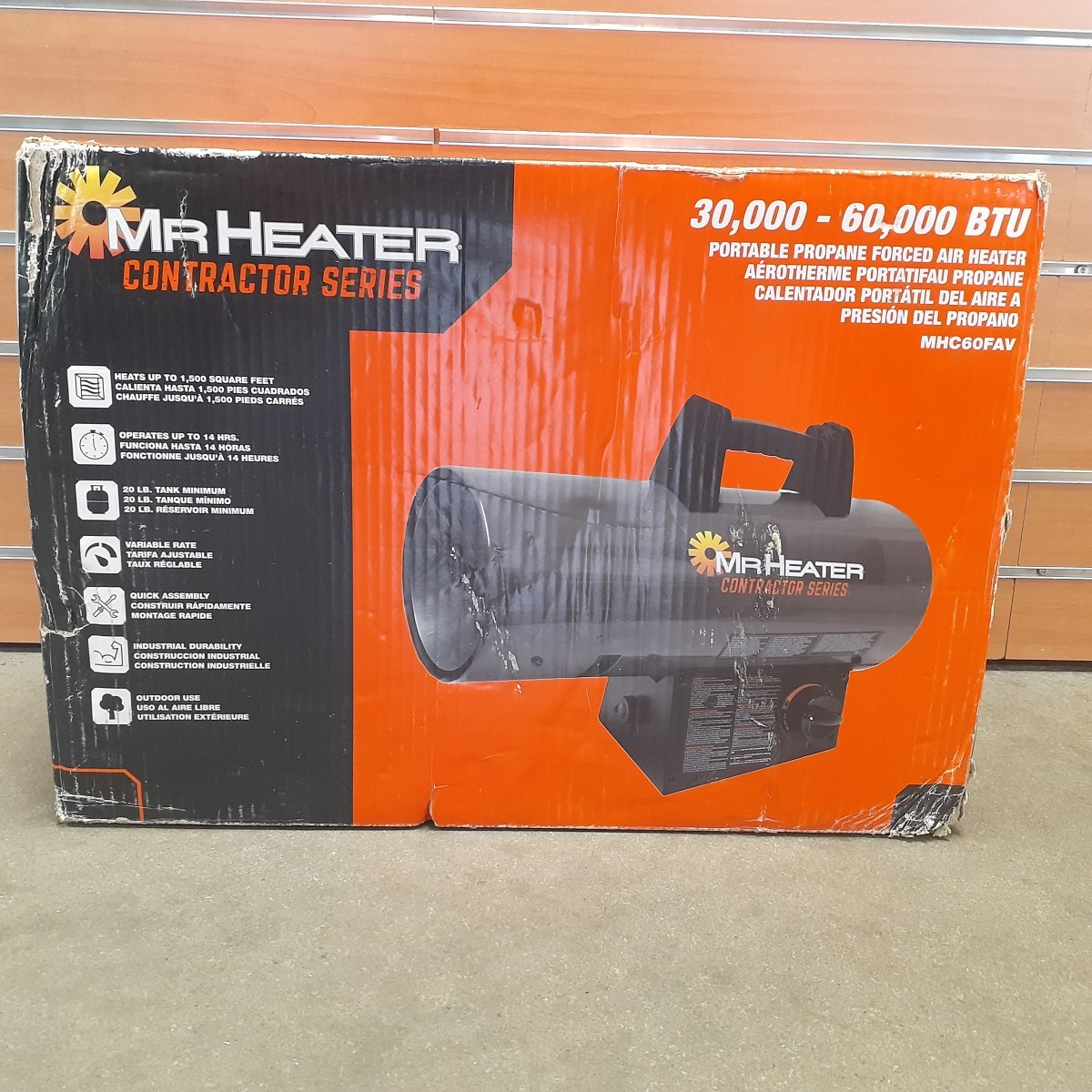 MR HEATER CONTRACTOR SERIES 60000 BTU Brand New Buya