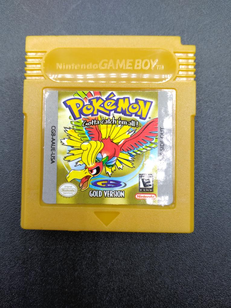 Pokemon Gold Version Nintendo GameBoy Color Advance cart only **REPRO ...