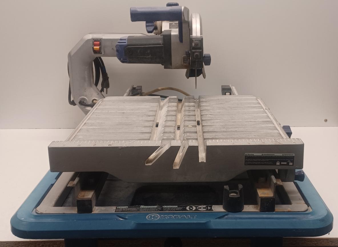 KOBALT TOOLS KWS S706 TILE SAW For parts or not working Pawn 1