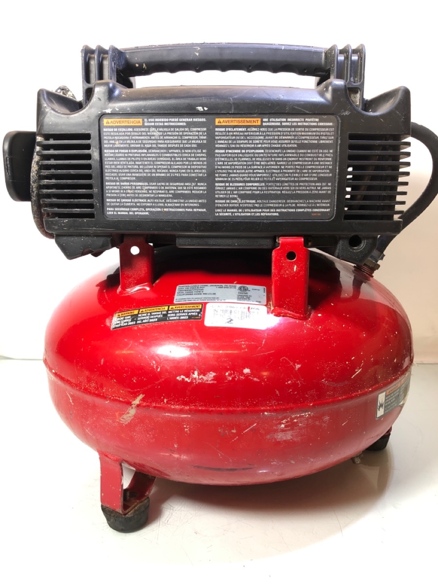 PORTER CABLE C2002 6GAL AIR COMPRESSOR 150 PSI Good Buya