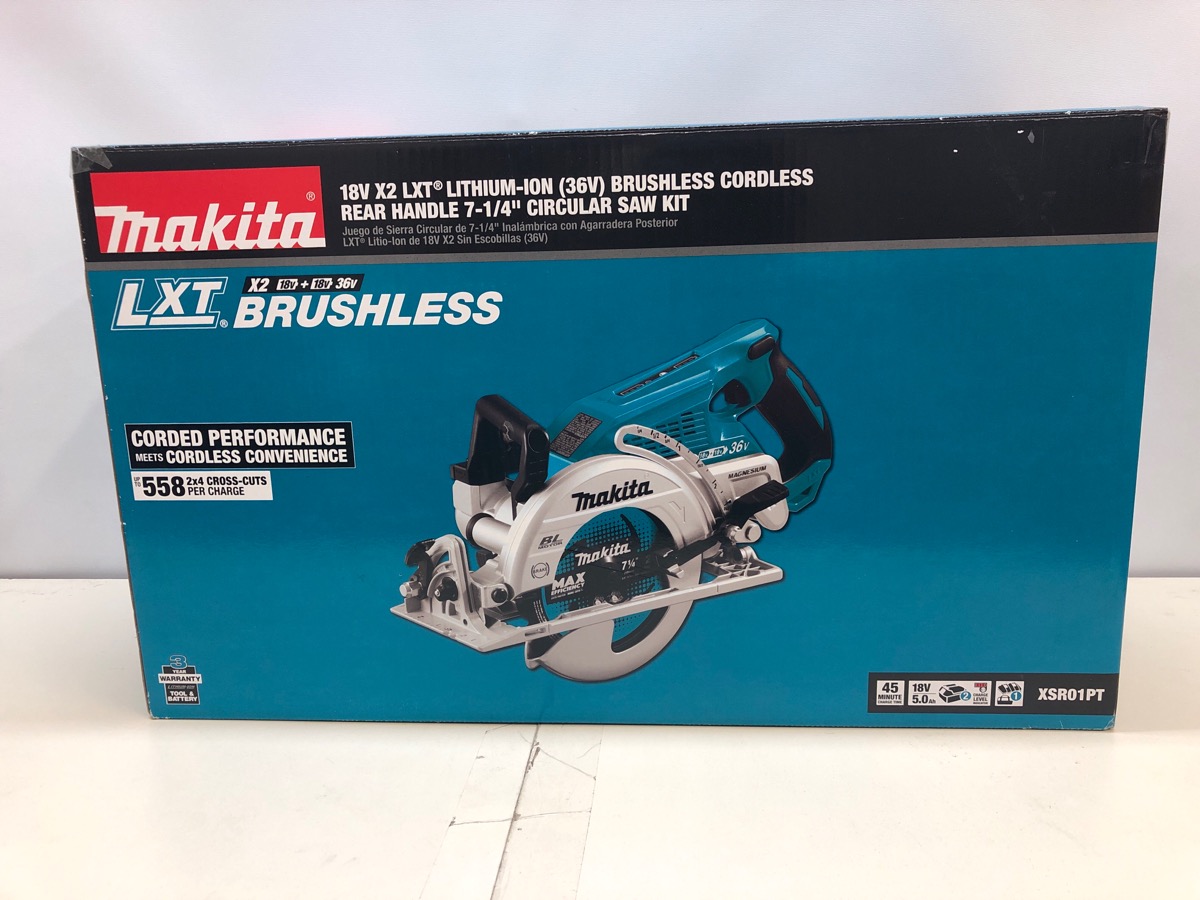 MAKITA XSR01PT 18V X2 LXT 36V BRUSHLESS REAR HANDLE 71/4' CIRCULAR SAW