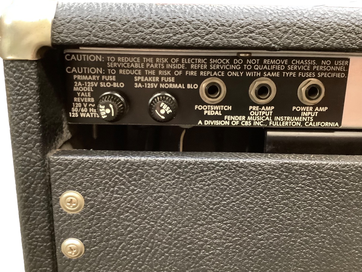 FENDER YALE REVERB 50 WATT AMP (READ DESCRIPTION) Acceptable Buya