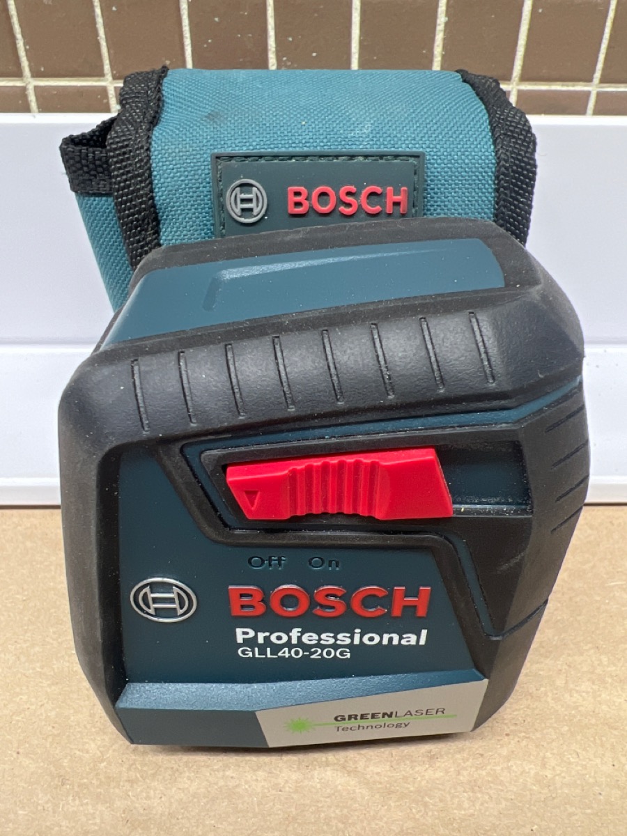 BOSCH GLL4020G selfleveling crossline greenbeam LASER LEVEL with