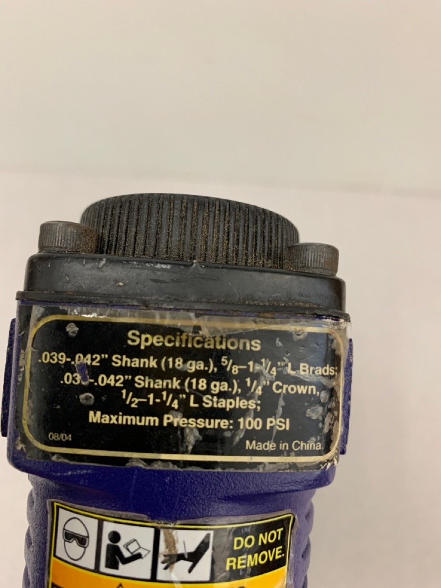 CENTRAL PNEUMATIC BRAD NAILER Good Capitol City Pawn & Jewelry Topeka KS