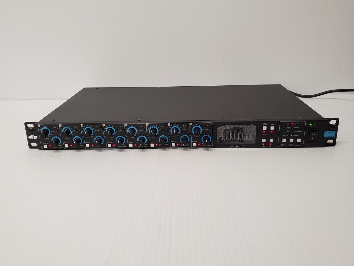 Focusrite Octopre MkII Dynamic 8channel Preamp compressor with ADAT