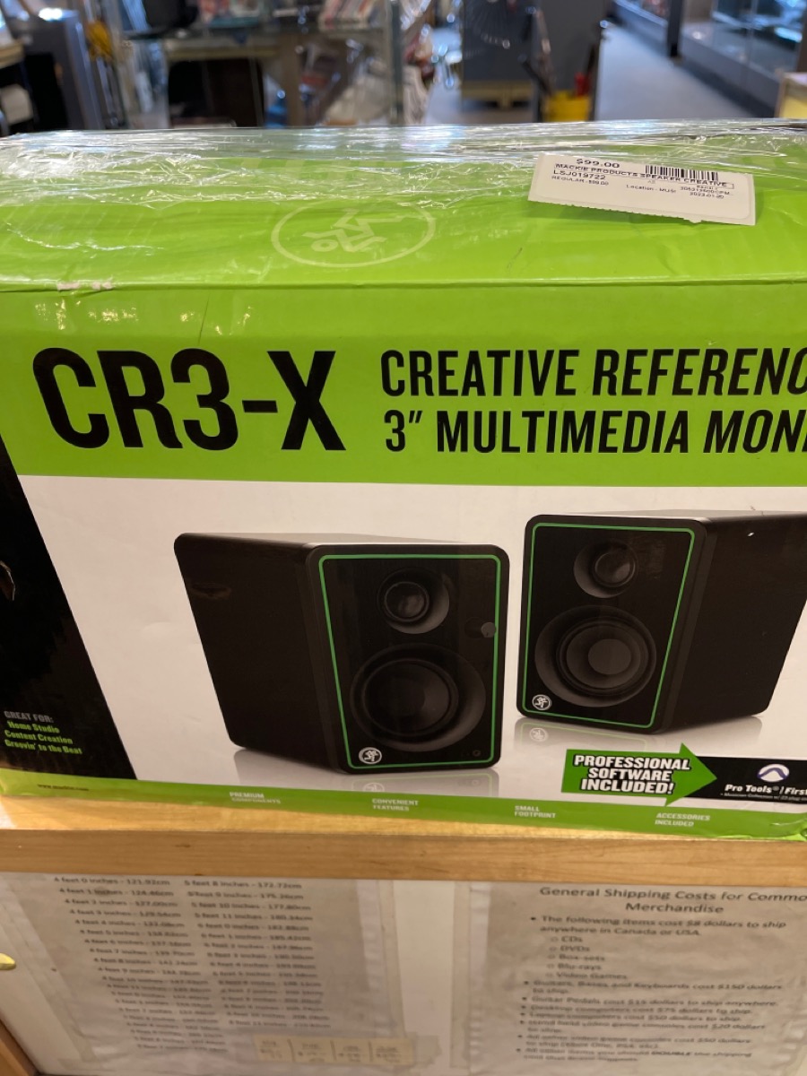 MACKIE PRODUCTS CREATIVE REFERENCE CR3 Good Loan Star Jewelry & Loan