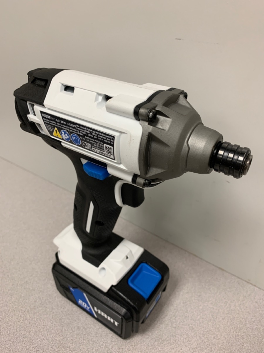 HART HPID01VN 20V CORDLESS IMPACT WRENCH W/ 20V 4AH BATTERY AND BITS