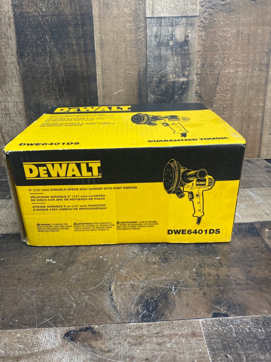 DEWALT DWE6401DS 6 Amp Corded Variable Speed Disk Sander Brand New Buya