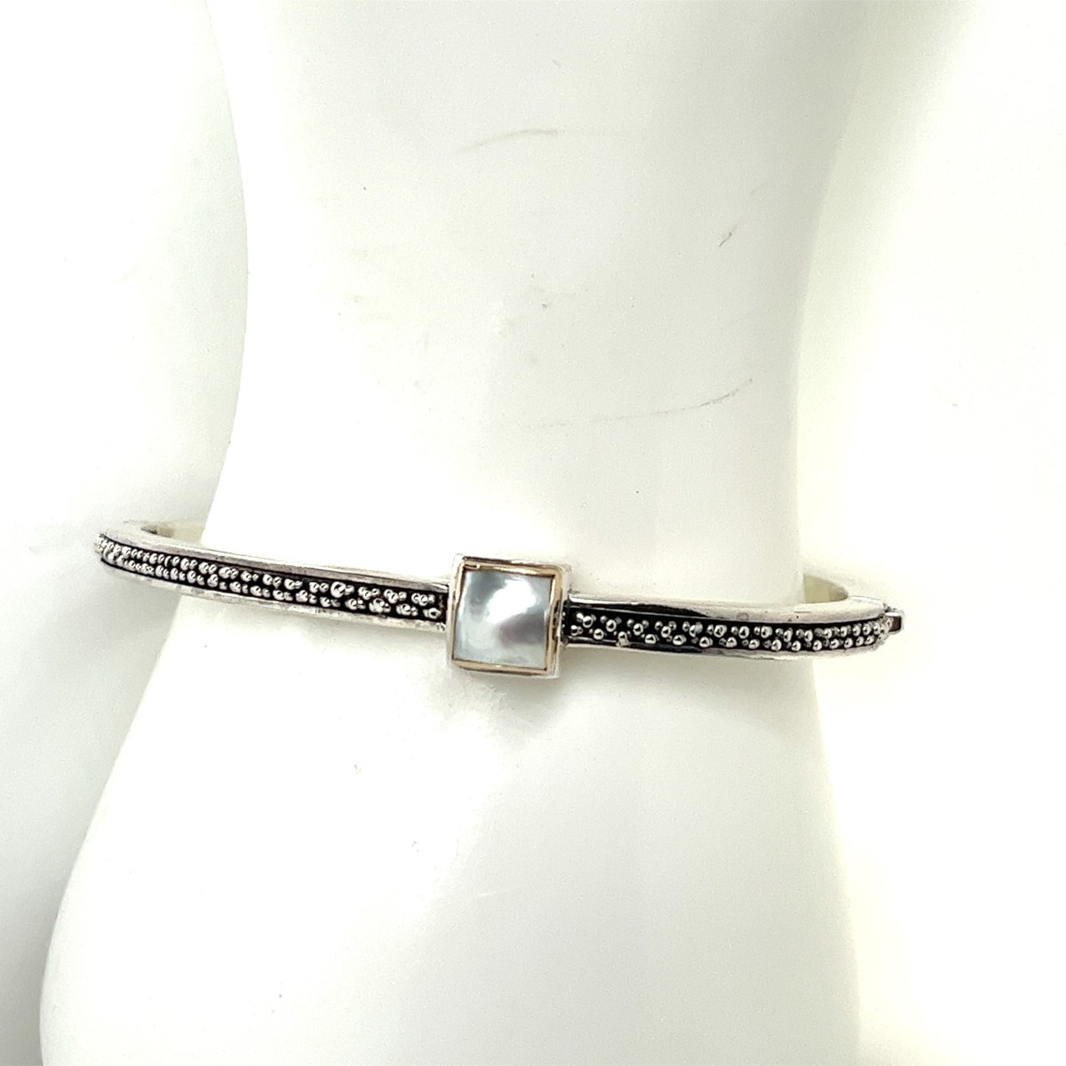 Michael Dawkins Mother of Pearl Starry Night Sterling Bracelet Pre ...