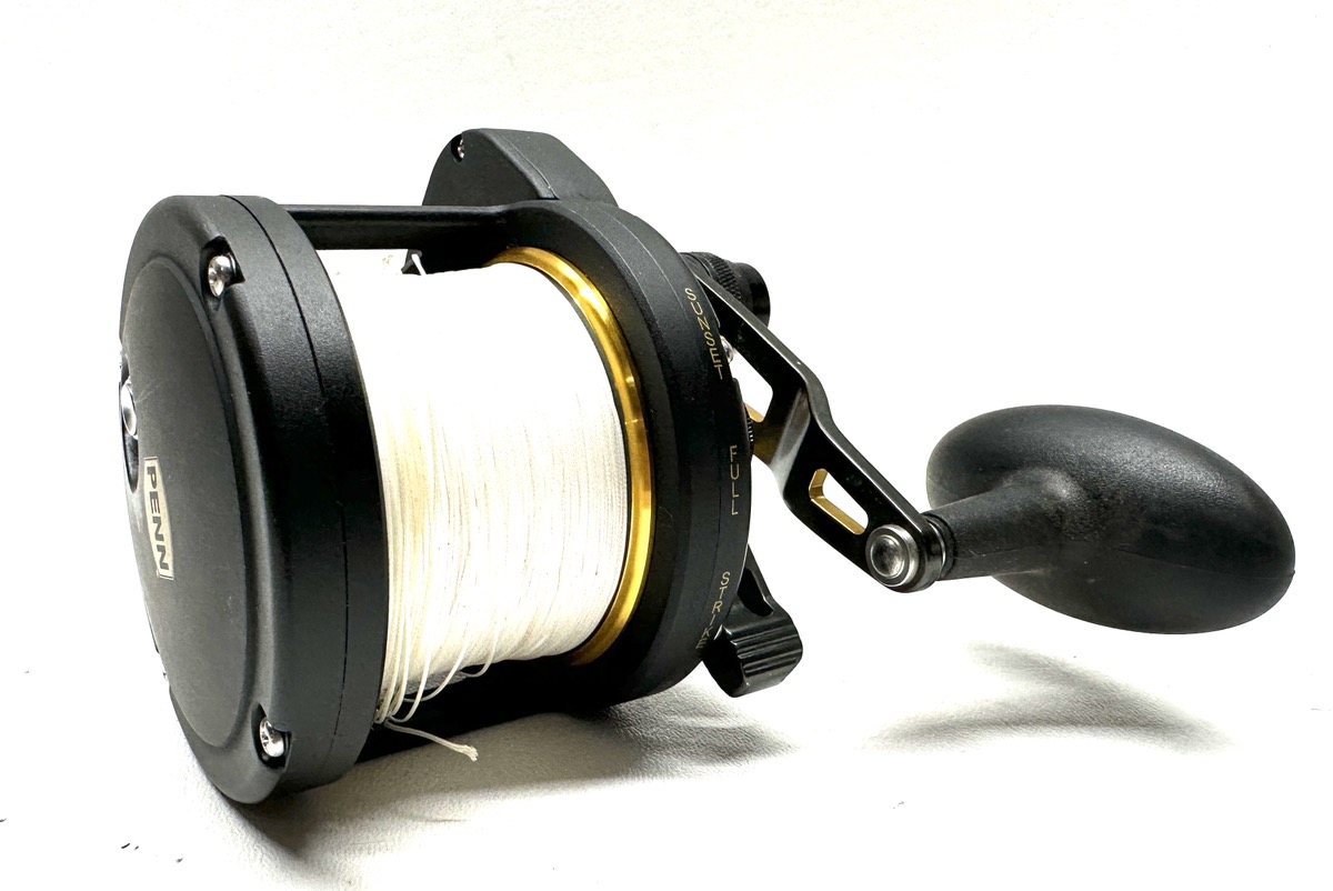 PENN FATHOM 2 SPEED LEVER DRAG FISHING REEL MODEL 40NLD2 Very Good