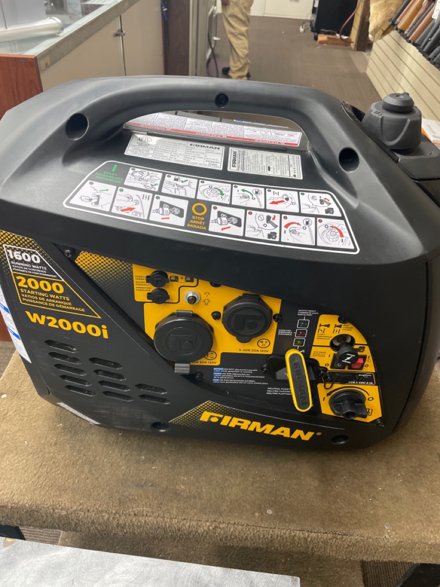 INVERTER PORTABLE GENERATOR W2000i /1600W RECOIL START Very Good | Buya