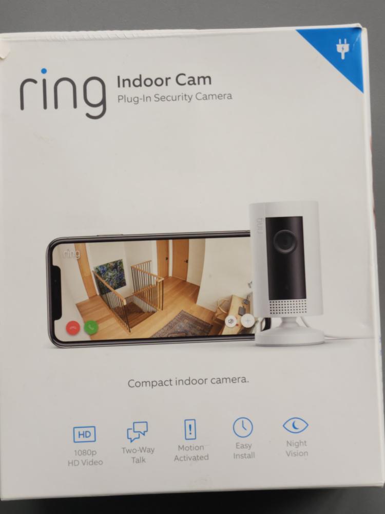 RING VIDEO DOORBELL INDOOR SECURITY CAMERA Like New Buya