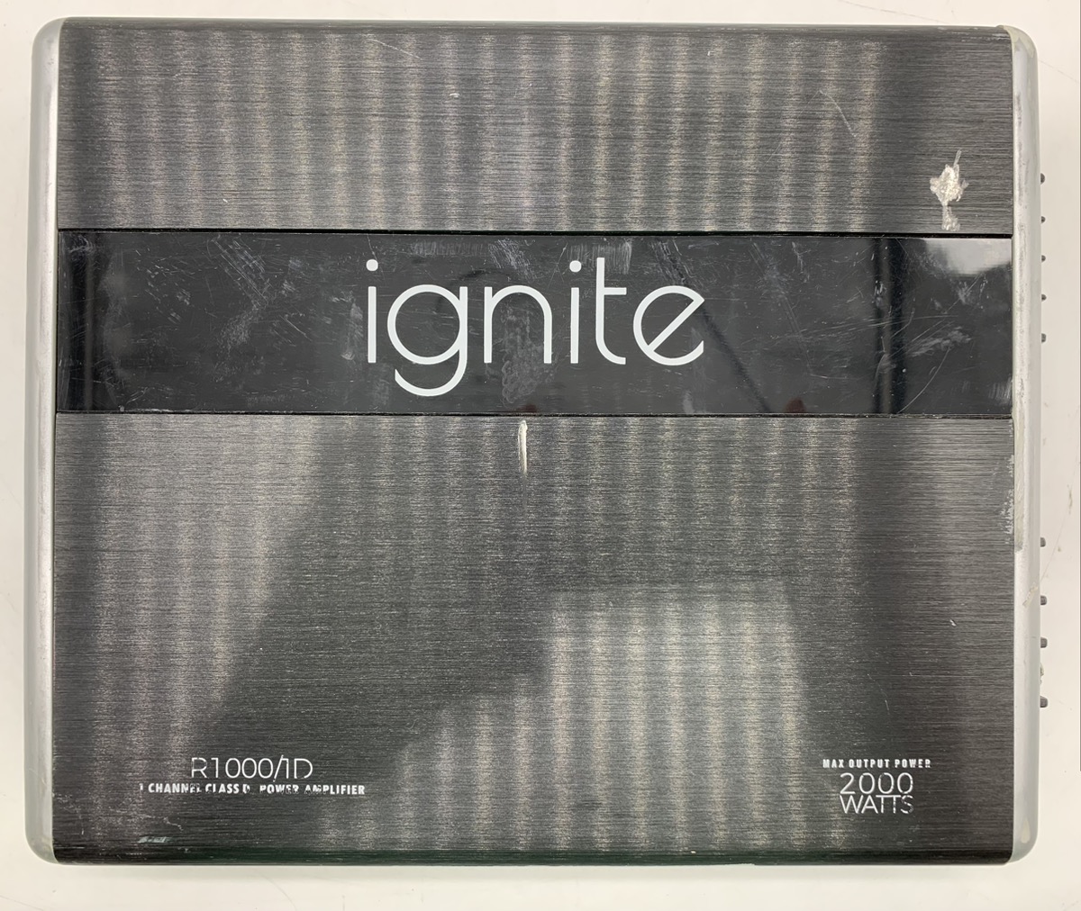 Ignite R1000/1D 1000w Monoblock Class D Car Amp Amplifier w/Bassknob