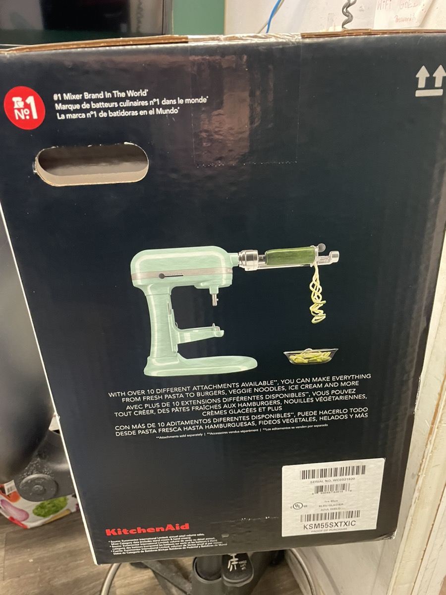 KITCHENAID KSM55SXTXIC ICE BLUE 5.5QT BOWLLIFT STAND MIXER Brand New