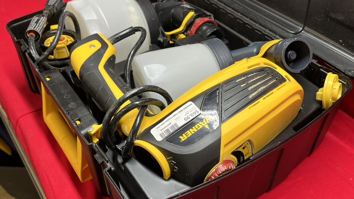 Wagner Flexio 3000 HVLP Paint Sprayer with Case Very Good Buya